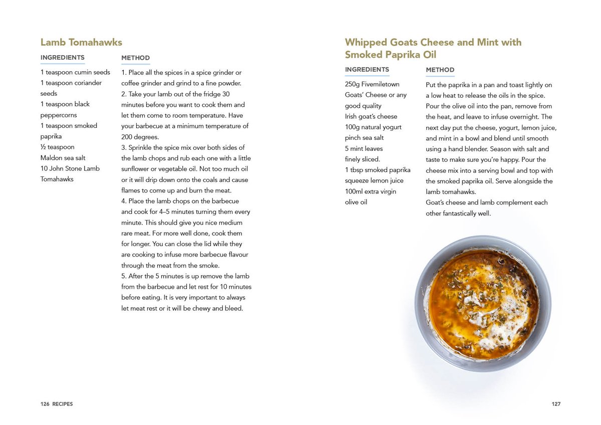 Lamb Tomahawks with Goats Cheese recipe here from <a href="/Harryqnn/">Harry Quinn</a>  Pichet. One of over 50 recipes in our new book ‘The John Stone Guide to Cooking with Fire’ Order here bit.ly/2Uh4uIv