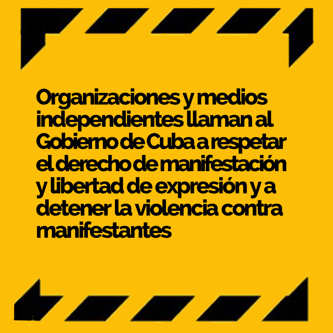 CADAL's tweet photo. Hacemos un llamado urgente a @DiazCanelB a detener todo acto de violencia y violaciones a los #DerechosHumanos de la ciudadanía, mediante el uso de la fuerza, la represión policial y el llamamiento a la confrontación entre cubanos. https://t.co/QM4bSXr3eo #SOSCuba https://t.co/RkkfZDvnQ7