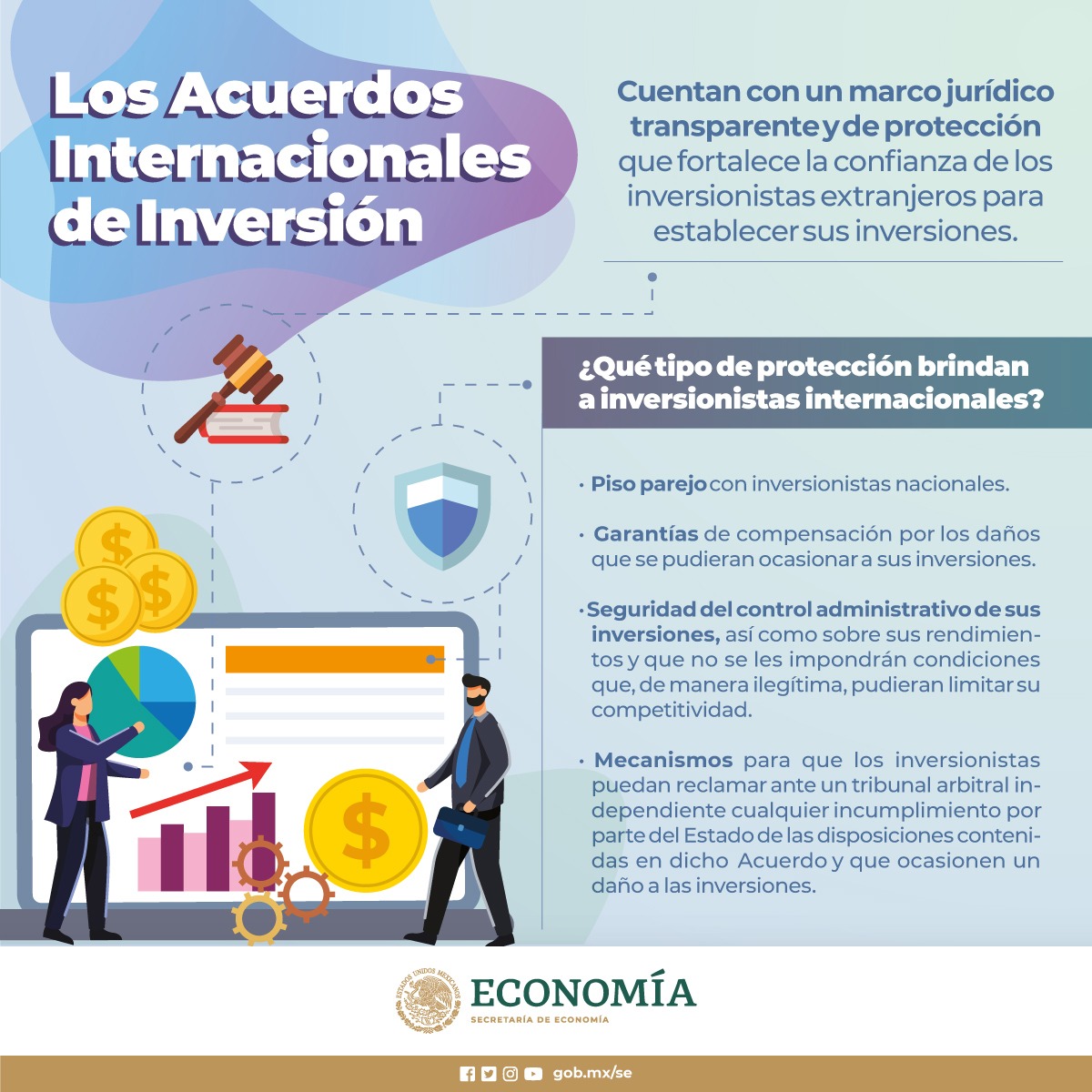 Estamos en la Primera Semana Nacional de Prevención de Disputas  en Materia de Inversión, en la que daremos a conocer a varios actores las acciones que se llevan a cabo en la Secretaría de Economía en materia de protección a la inversión.