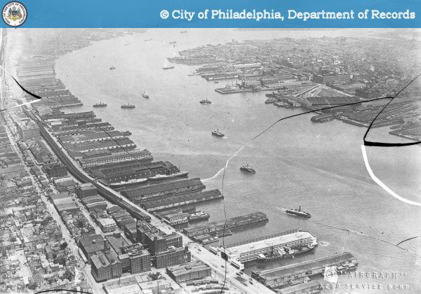 HistoricPHL's tweet photo. 1920: Port-Air View North from Fitzwater. 
https://t.co/svdIJllRZa https://t.co/z1cG7TQ0uq