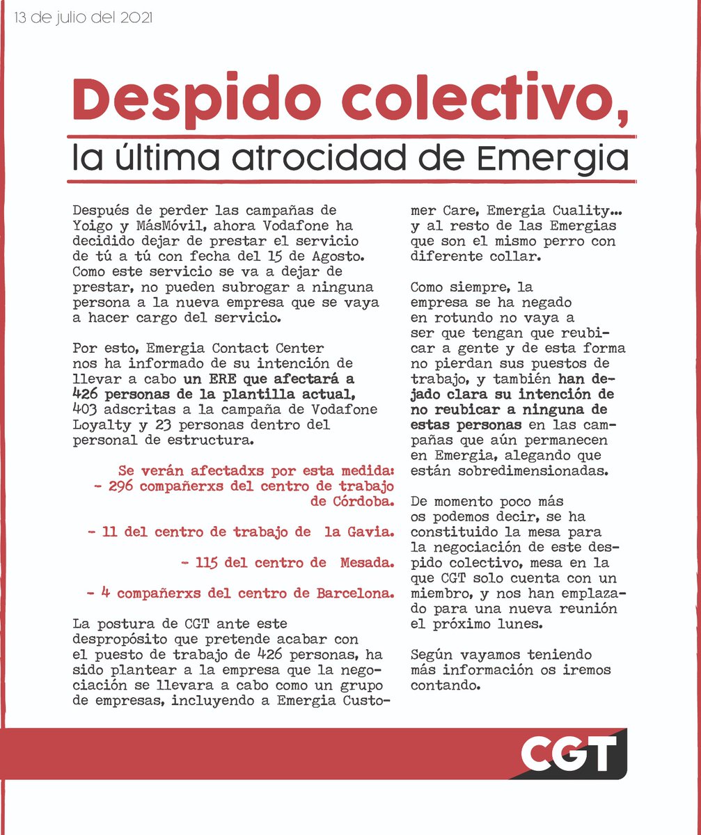 CGT Emergia BCN tweet media