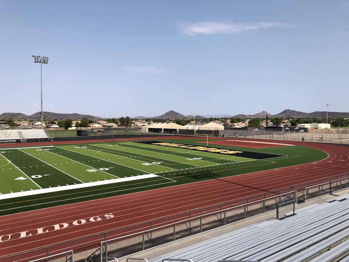 The infill is settling in and we will be able to use it soon. Sic’em Dawgs.