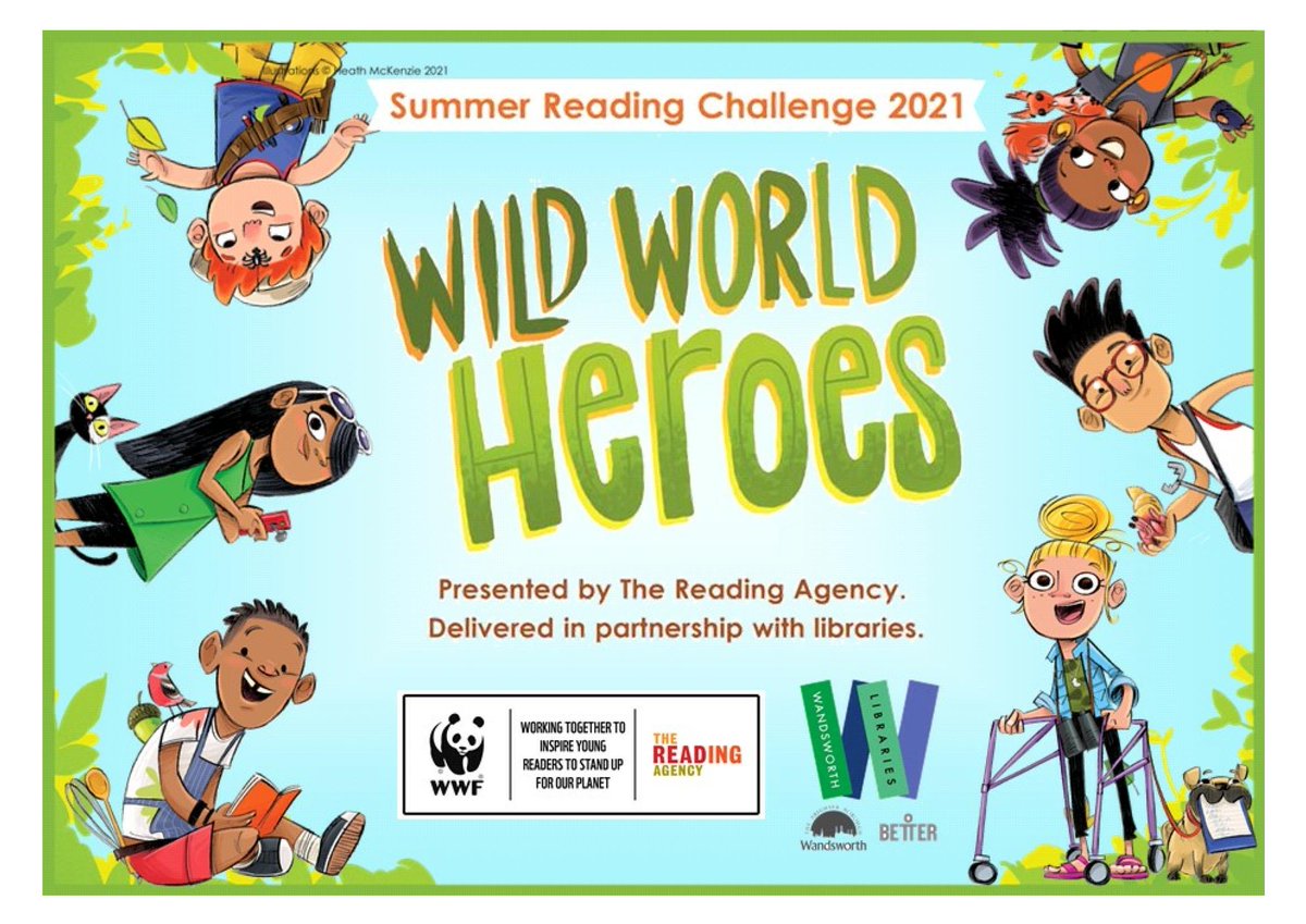 Smallwoodschool's tweet image. Calling all Smallwood Superheroes! Check out the @TootingLibrary and @wandsworthlibs summer reading competition. A great way to read some amazing books and win some fabulous prizes. #tootinglibrary #WildWorldHeroes #SummerReadingChallenge
