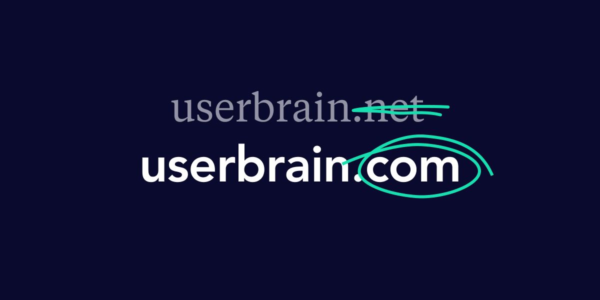 userbrain's tweet image. Userbrain now belongs to the .com* family. 
*Yes, this was f***ing expensive.

#userbrain #usertesting #usertest #Usability #ux