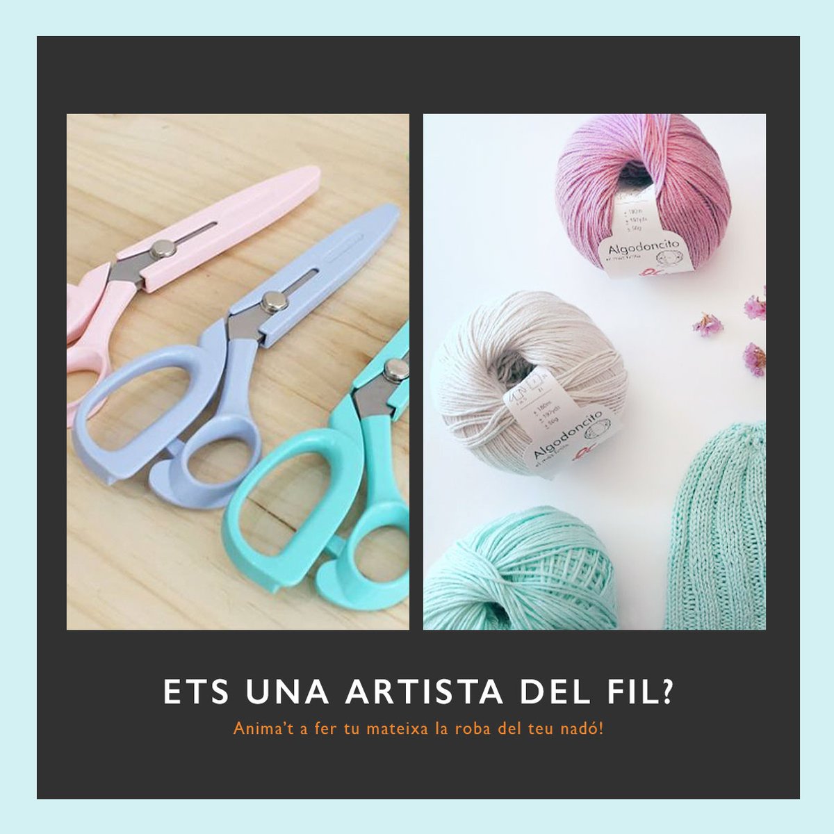 Les vacances d’estiu són un bon moment per a fer allò que més ens agrada: reprendre aficions, descobrir noves activitats i gaudir del nostre temps lliure.

#crochet #cosir #comerçlocal #jocomproacasa #comerciolocal #wowgava #barcelona #castelldefels #viladecans #gavamar #gava