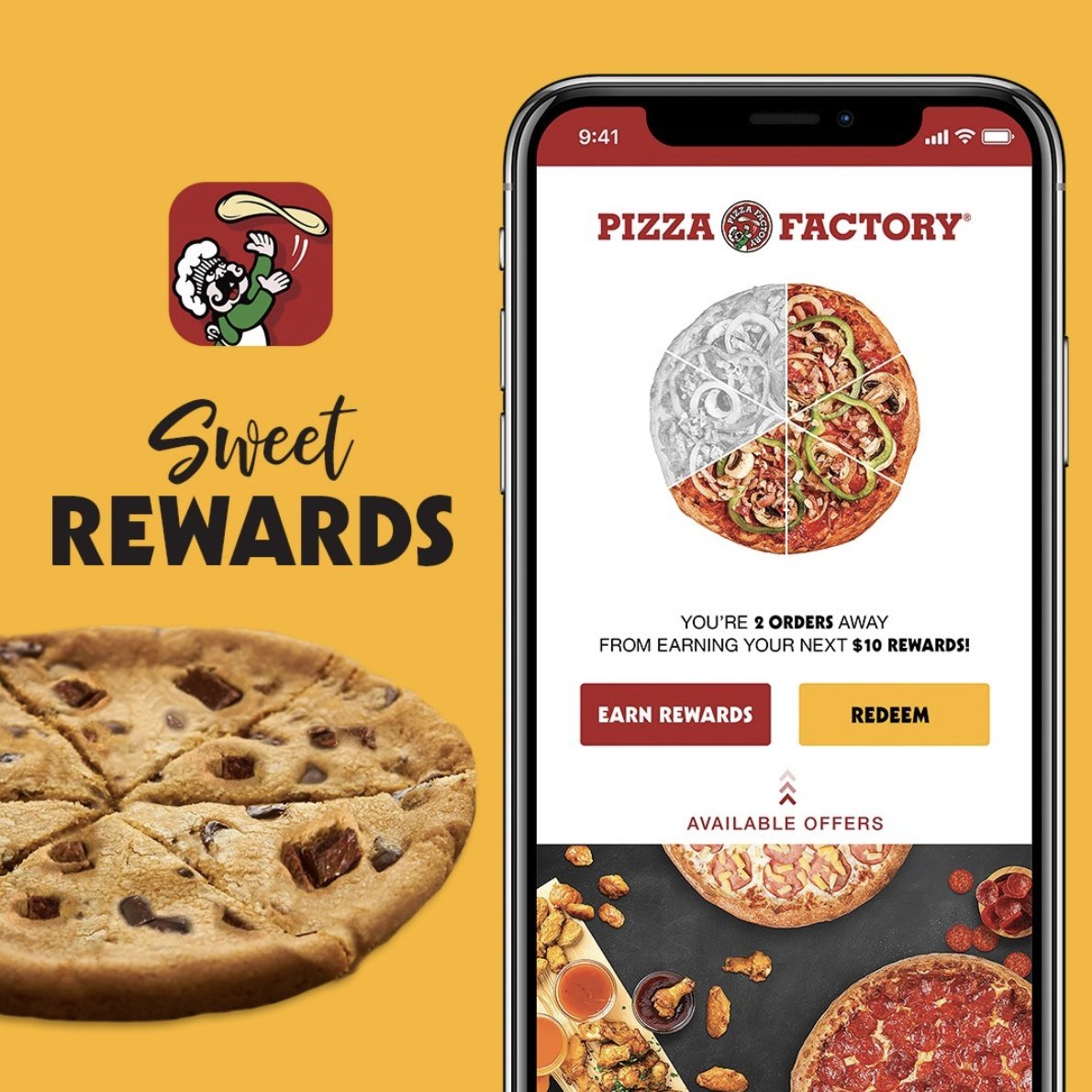 Pizza Factory, Inc. on Twitter "Want a sweet deal? Download Our