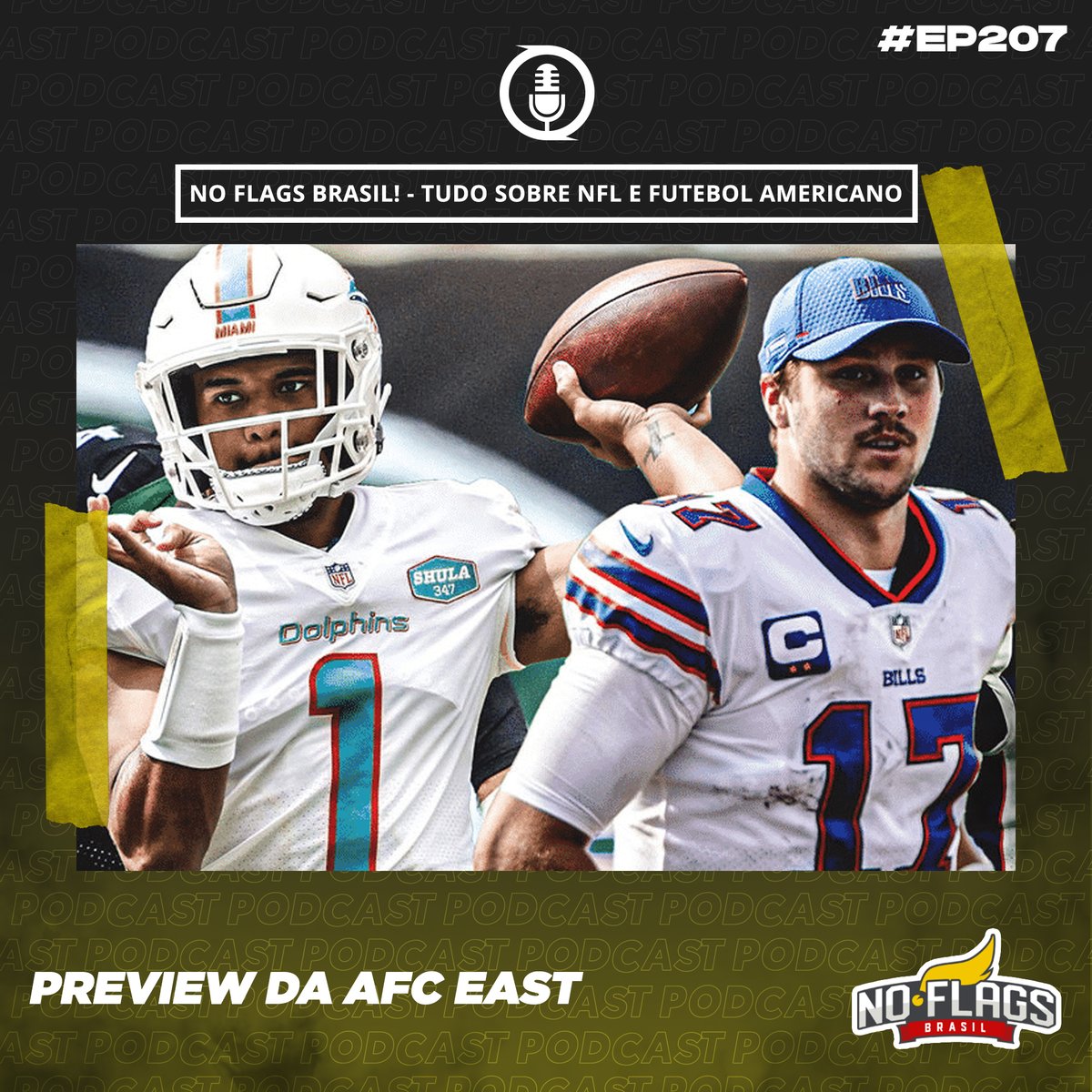 noflagsbrasil's tweet photo. 🚨🚨🚨PODCAST ALERT🚨🚨🚨

No ar o preview da AFC East! Nossa bancada debate sobre uma divisão com muitas expectativas para 2021.

Com participações de @BillsBrazil, @BrDolphins, @JetsBrasil e @tatianacazorla (@esportismo_ @nepatriotas)

IMPERDÍVEL!

Link: https://t.co/Cj8EzuQnS5 https://t.co/WzbnZyHVy5