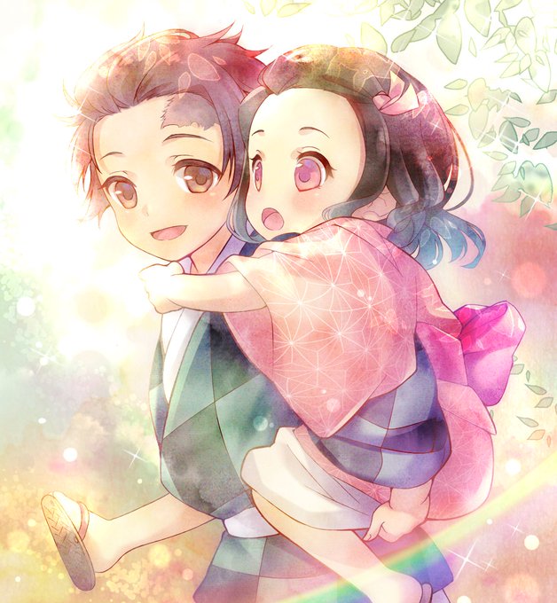 ちよさんがTwitterに投稿した竈門炭治郎(鬼滅の刃)のイラスト。