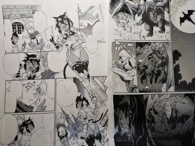 脱法テイマー第4話完成。やはり病明けには想像以上に辛い作業でした。どこかで一日休みをいれるべきでした(毎度言ってますが)。 