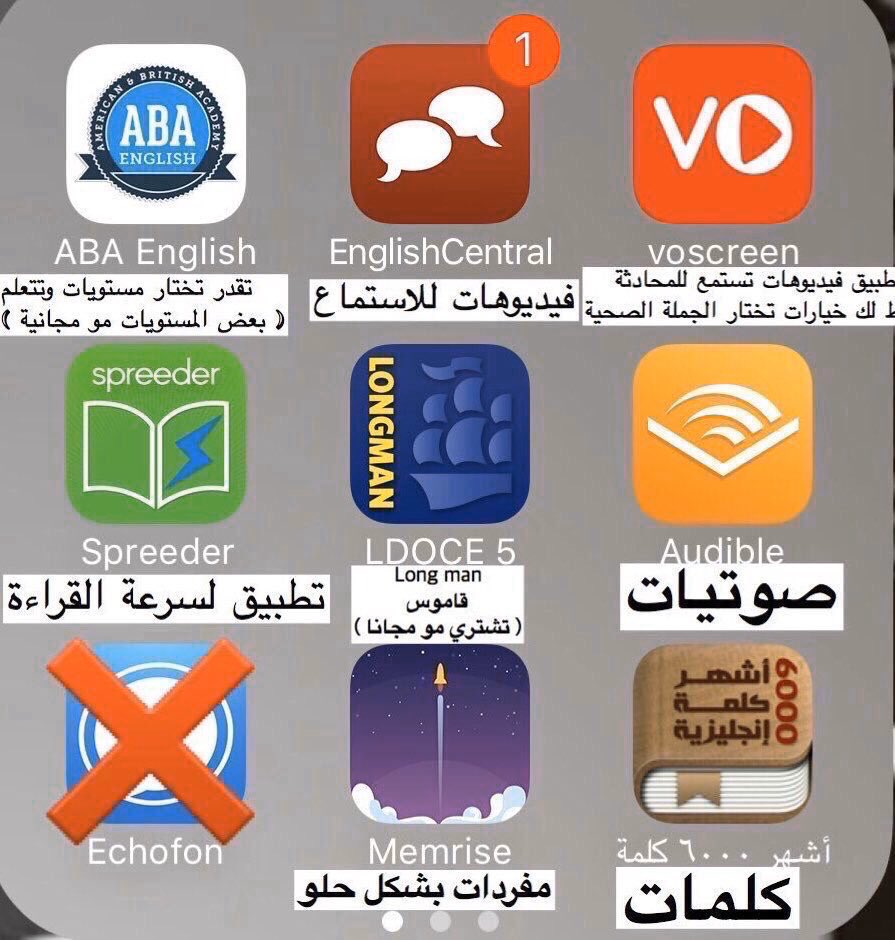 _4English's tweet photo. 🔹تطبيقات لتعليم وتطوير اللغةالانجليزية كل تطبيق مشروح بالعربي طور لغتك الانجليزية 👍🏻 
( اذا مبتدئ افضلها - andy ) https://t.co/of7skvaGwK