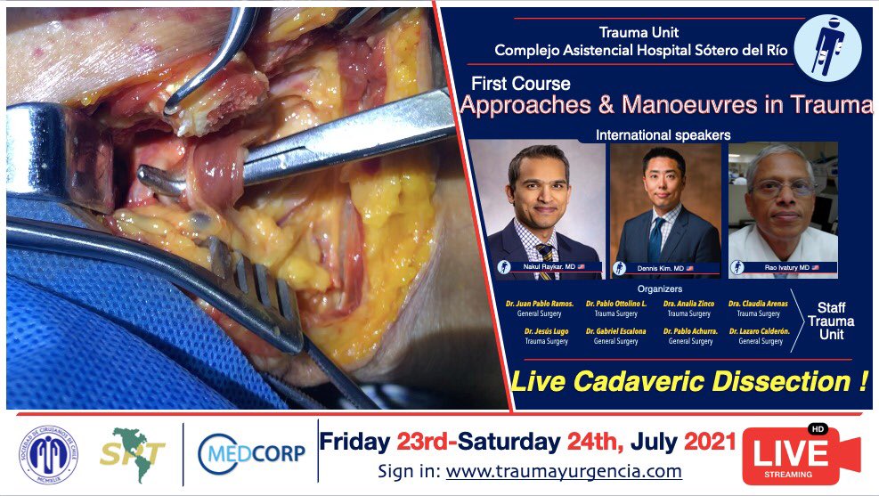 sign up! to this incredible course! approaches in trauma. <a href="/NakulRaykar/">Nakul Raykar</a> <a href="/julianita206/">Juliana Maria Ordoñez MD FACS MACC MSPT</a> <a href="/DavidASpain/">David Spain</a> <a href="/traumadoctors/">AAST</a> <a href="/traumaicurounds/">Dr. Dennis Yong Kim, MMEd</a> <a href="/ordonezcarlosa/">Carlos A. Ordoñez</a> <a href="/gaboescvi/">Gabriel Escalona Vivas</a> <a href="/pferrada1/">Paula Ferrada MD FACS FCCM MAMSE</a> <a href="/jcpuyanamd/">Juan Carlos Puyana</a> @MISIRG1 @SOCICH_ <a href="/NicholasNamias/">Nicholas Namias</a> <a href="/Panamtrauma/">Panamericanadetrauma</a>
