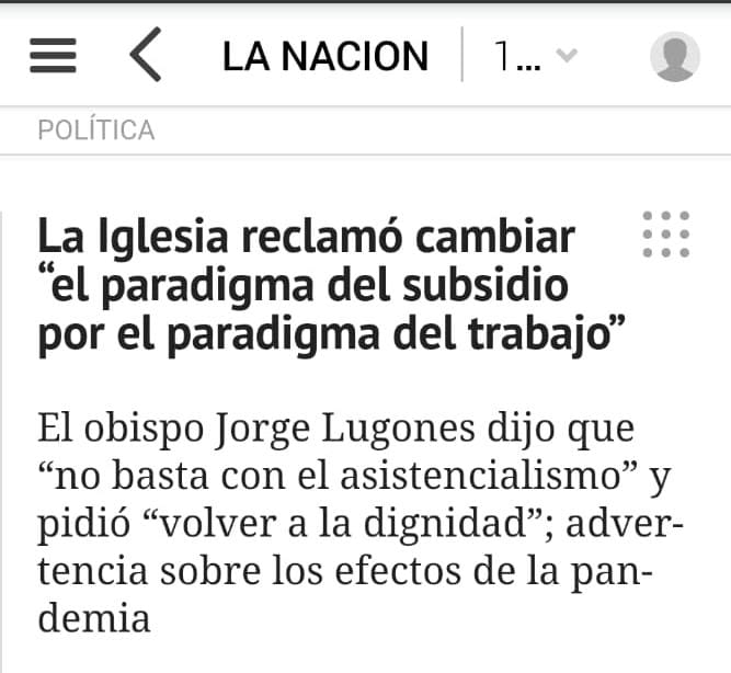 Lucasjota_ar's tweet photo. NO HAY MAS TIEMPO QUE PERDER:si no volvemos
a la cultura del trabajo, del esfuerzo y el merito y seguimos subsidiando, vamos a un sistema político que traerá más pobres y vidas indignas sin trabajo.
Contener la clase media sin impuestos excesivos.
Felicito al obispo Jorge Lugones https://t.co/2zeA7GWmuE
