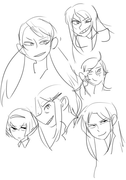 落書きしながら好きな女性キャラにだいぶ偏りがあるなということに気付きました 