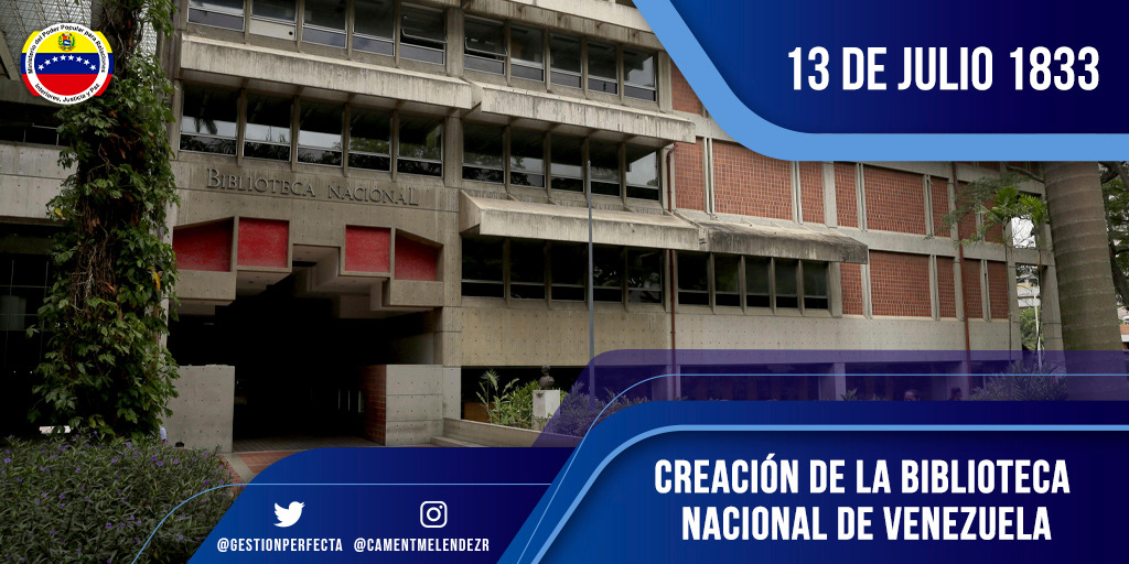 Hace 188 años se creó nuestra Biblioteca Nacional, institución que se ha mantenido en el tiempo, adaptándose a las exigencias de cada época. Sus antecedentes se remontan a 1811, cuando Juan Germán Roscio propuso la creación de un espacio en Caracas para propagar la ilustración