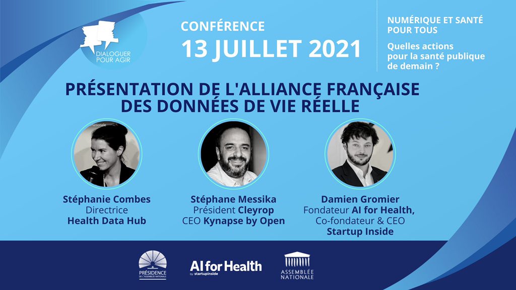 Faire avancer l’exploitation des données dans les soins, traitements et accompagnements des patients, le prolongement de la recherche ou des essais cliniques passe par une juste exploitation des données de vie réelle (ce qui se passe quand les patients sont de retours chez eux !)