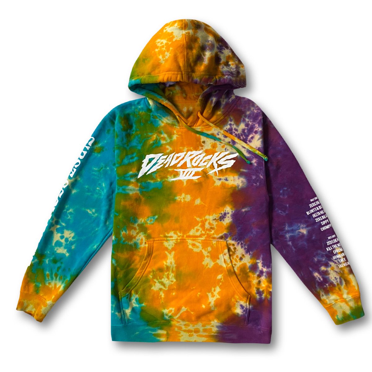 deadbeats's tweet image. we heard some of y’all missed out on copping a deadrocks VII tie dye hoodie

if we reprinted some how many of you would want one?

100 RTs and we’ll do it
