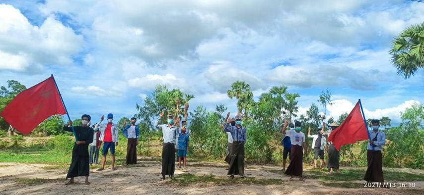 In Taze Township, Sagaing, youths organised a socially-distant demonstration against Myanmar's military junta today (Jul 13). 

Photos: CJ

#WhatsHappeningInMyanmar