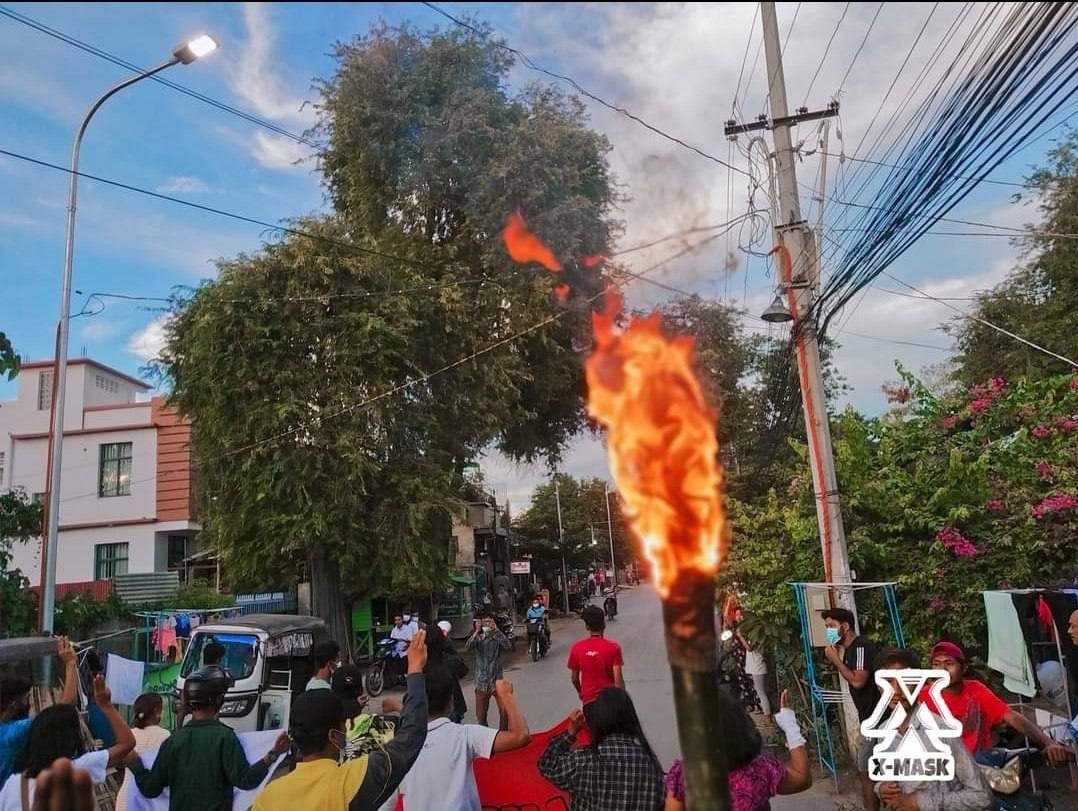 2021Revtweets's tweet photo. We are still brave despite junta’s brutal oppressions. MyaTaung Strike, Cooperative University Students Strike and Mandalay Based Mass Strike marched and protested for the overthrow of Evil dictator.
#July12Coup
#WhatsHappeningInMyanmar https://t.co/gSWwHgVYEF