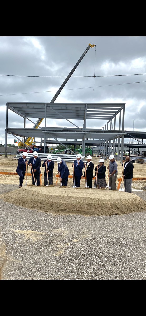 deecramer's tweet photo. Super excited to attend Genesee Health Systems groundbreaking for the Center for Children’s Integrated Services Building this morning. Great to see steel going up in Downtown Flint. https://t.co/cn6g5cVa5E