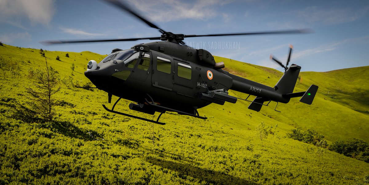 i_m_satwikk's tweet image. The ALH Rudra being unstoppable in all terrains. 🇮🇳🇮🇳