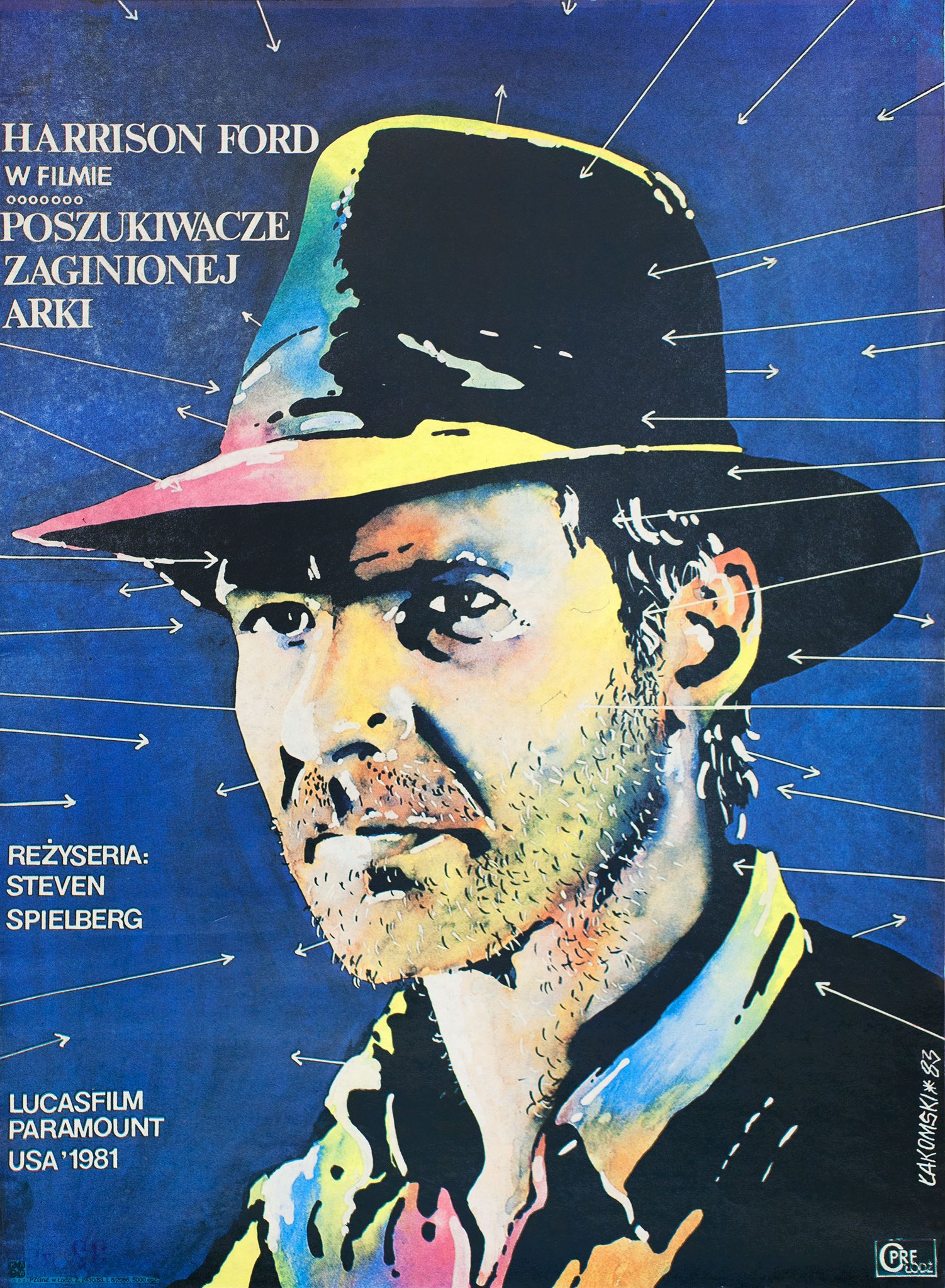 Happy Birthday Harrison Ford!

Raiders of the Lost Ark, Polish poster by Miroslaw akomski 