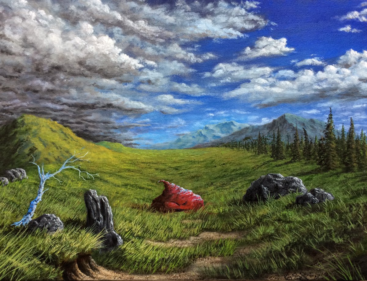 therenesance's tweet photo. Well, it looks like it's #PortfolioDay I'm a NYC-based acrylic painter focusing on traditional and gaming-inspired landscapes. 

Website: https://t.co/jJW0xtj8Co https://t.co/3KqZusiw0T