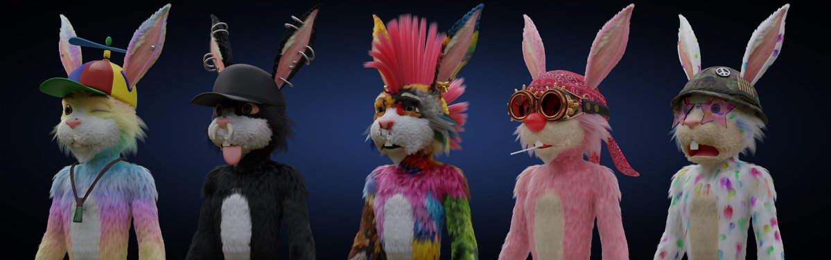 flufworld's tweet photo. Have we seen it all? 🐰
This collection is not just an #NFT it's a world. #FLUFworld! Be part of something huge, all starting with a fluffy little underground f***er! 

Here is a teaser of static FLUFs, but jump into our Discord for more leaks! 👀
https://t.co/yo5p7FQDR8
#nfts https://t.co/zH9YvmSzVJ