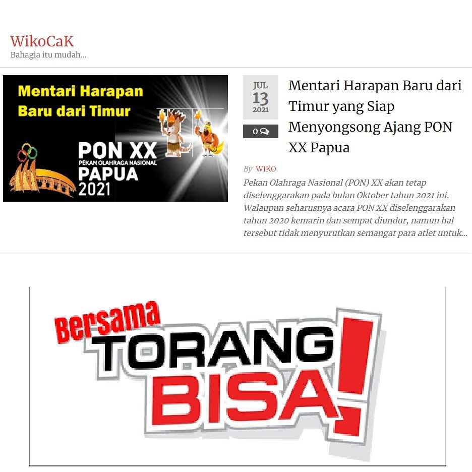 wiko_nurdian's tweet image. Siapa saja &apos;mentari harapan baru dari timur&apos; yang akan memperkuat Papua dalam ajang PON XX? Ayo, cek!
.
#PondemiKompetisiBlog #PONDEMI #MentariHarapanBaruDariTimur
.
wikocak.com/mentari-harapa…
.
@ponxx2020papua