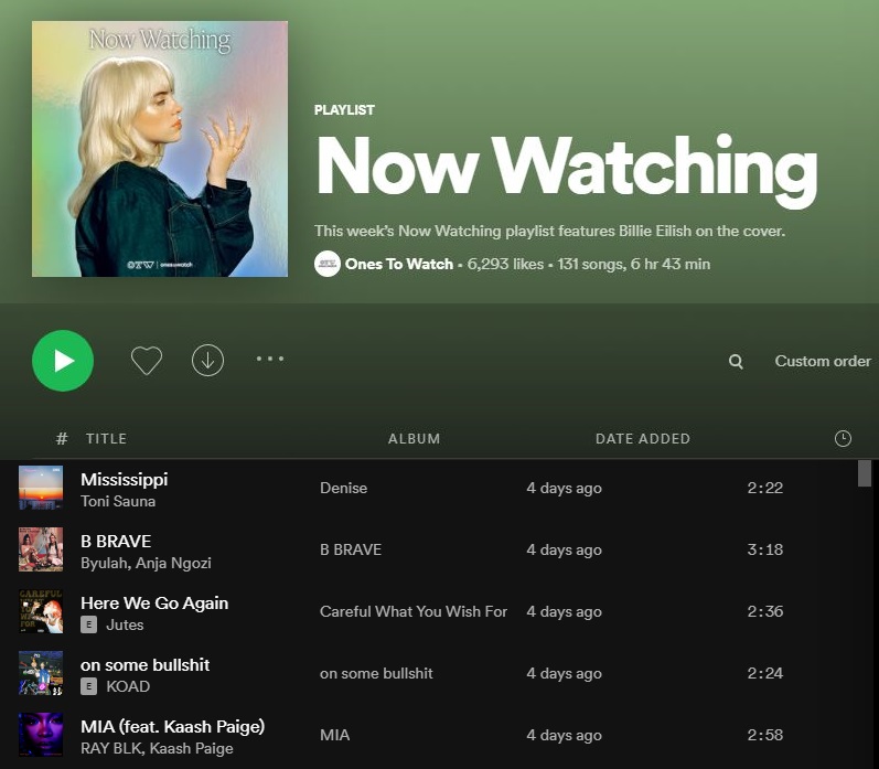 Many thanks, <a href="/onestowatch/">Ones To Watch</a>. <a href="/ToniSauna/">Toni Sauna/rap vaccine</a> Mississippi added to their <a href="/Spotify/">Spotify</a> #Playlist -
open.spotify.com/playlist/0EVzF…
Album - lnk.to/denise-tonisau…