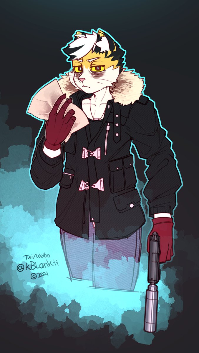 Cato fixer! (Art by me, kBlankii) r/furry