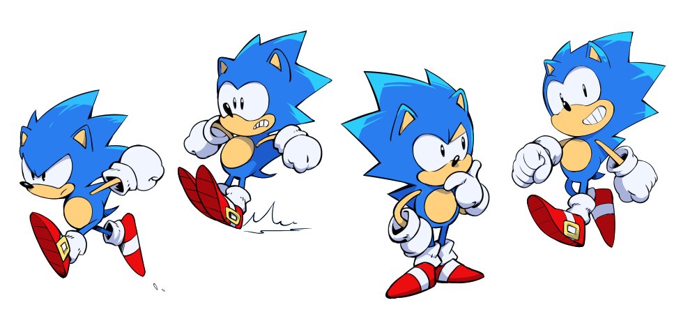 Sonic the Hedgehog on X: By the Mania, For the Mania. Happy 4th  Anniversary, Sonic Mania! 🖌️: @tyson_hesse  / X