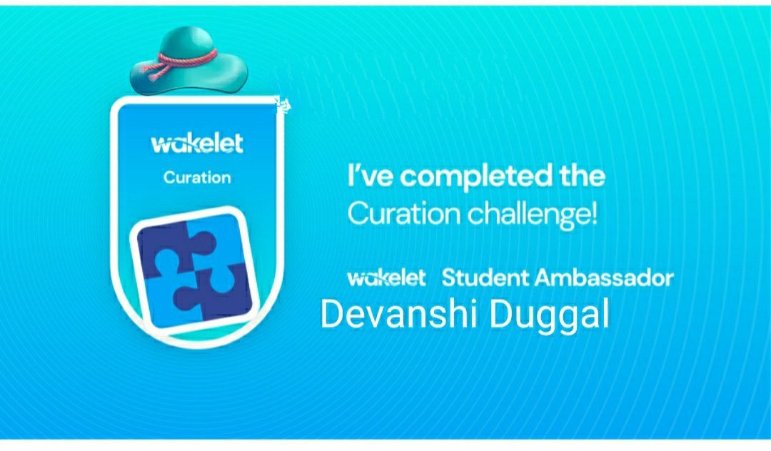 DuggalDevanshi's tweet photo. Woohoo here's my 3rd badge 
@wakelet @pkdhillon08 @shardapullabha2 @charuchhabra2 @nishajassal7 @leg3ndarysannin 

https://t.co/pC4D2IPNOv https://t.co/fS8NaQROLs