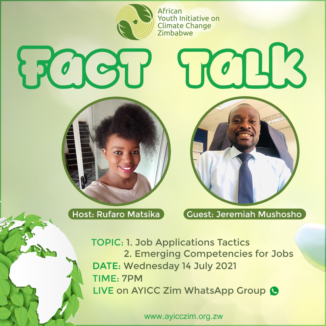 AyiccZim's tweet photo. Let's make a date on #Facttalk every Wednesday at 7pm. Let's talk about job applications tactics, what are you doing wrong and how can you perfect with @jeremymsho. This is a session not to miss, please DM for more information https://t.co/2aCiHnl5ey