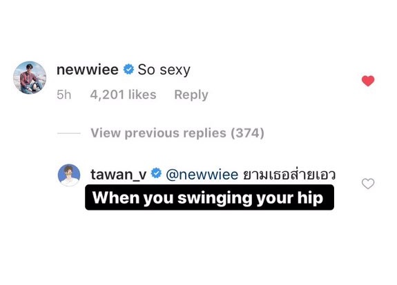 allabouttaynew's tweet photo. New : So sexy
Tawan : When you swinging your hip

#เตนิว https://t.co/kZlTXILlQW