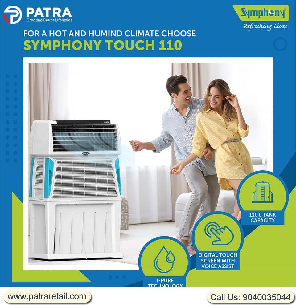 PatraRetail's tweet photo. Don't worry about hot & humid climate anymore!!
Switch to Symphony's smart touch #AirCoolers and make your life easier & humidity free.
Visit us now & get the best deals.
.
.
.
.
.
.
#PatraRetail
#Symphony
#AirCoolers
#HumidityFree
#RainySeason https://t.co/4h5ik2DMWf