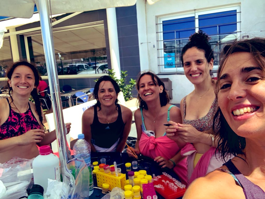 Aida Verdes (@aida_verdes) on Twitter photo Those fieldwork happy faces!! 😍 <a href="/LabRiesgo/">Riesgo Lab</a> #fieldwork #scuba #marinebiology #TeamInverts #WomenInSTEM Those fieldwork happy faces!! 😍 <a href="/LabRiesgo/">Riesgo Lab</a> #fieldwork #scuba #marinebiology #TeamInverts #WomenInSTEM