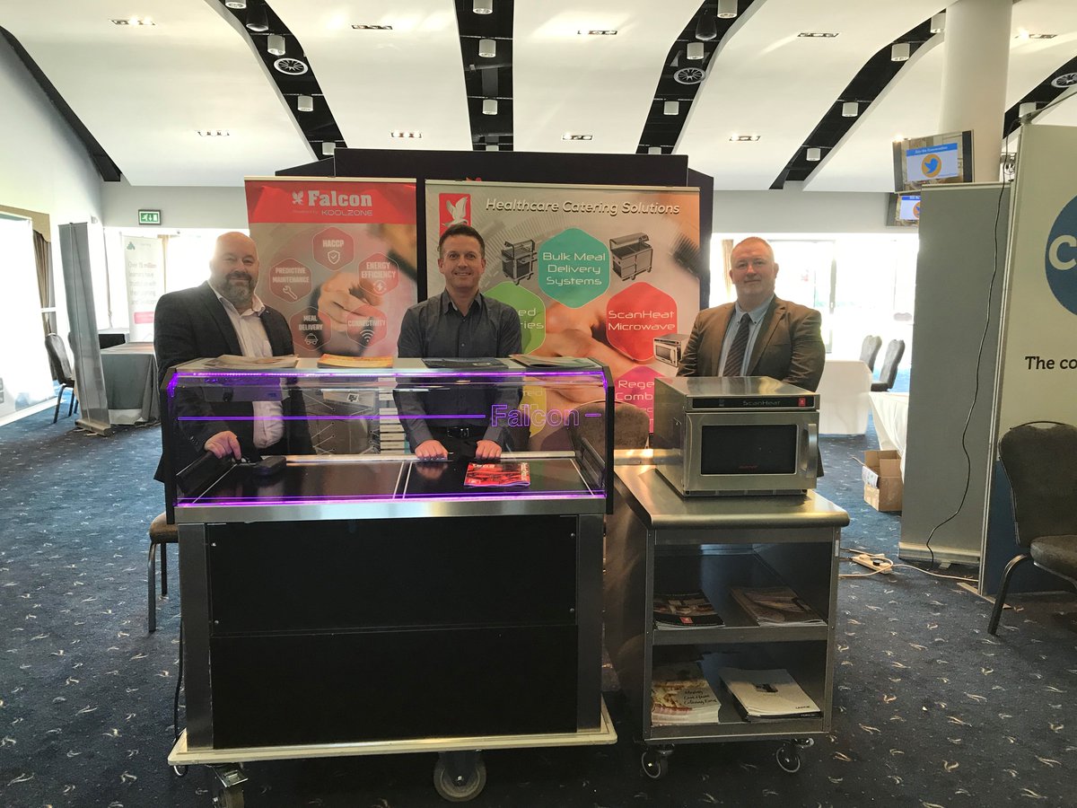 Delighted to be <a href="/careroadshows/">Care Roadshows</a> event in Liverpool today, first public event in what seems like forever! <a href="/PaulBayerFalcon/">Paul Bayer CFSP</a>, <a href="/SteveHFalcon/">Steve Hannon</a> &amp; <a href="/JohnWannan/">John Wannan</a>  on the stand ready to demo our bulk meal delivery trolley &amp; ScanHeat microwave. 

#carecatering #careroadshows #cateringforall