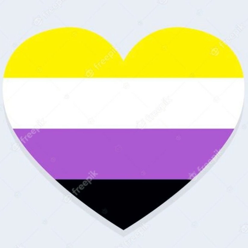 SusanPriceRD's tweet photo. It's #NonBinaryAwarenessWeek
💛🤍💜🖤
Non binary is an umbrella term for those with a gender identity that does not fit with the traditional gender binary of man or woman.
#NonBinary
#NonBinaryAlly
#Ally
#Allyship https://t.co/1ONmG1qvsr