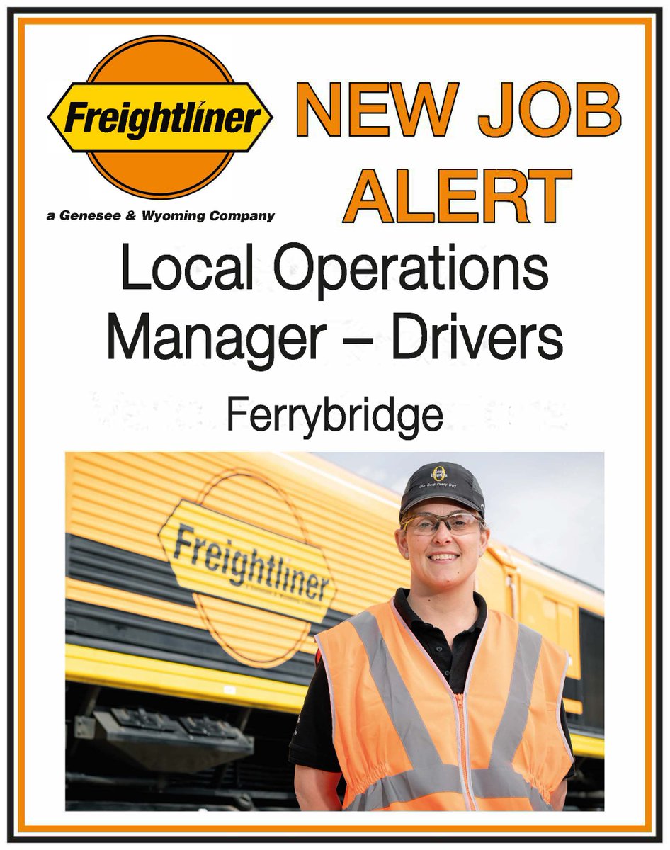 RailFreight's tweet photo. We're #recruiting

Vacancy: Local Operations Manager – Drivers

Location: Ferrybridge

#railroles #jobs #nowhiring #newjobs #LocalOperationsManager

https://t.co/4HZjeWeoZt https://t.co/3mO35nPRdz