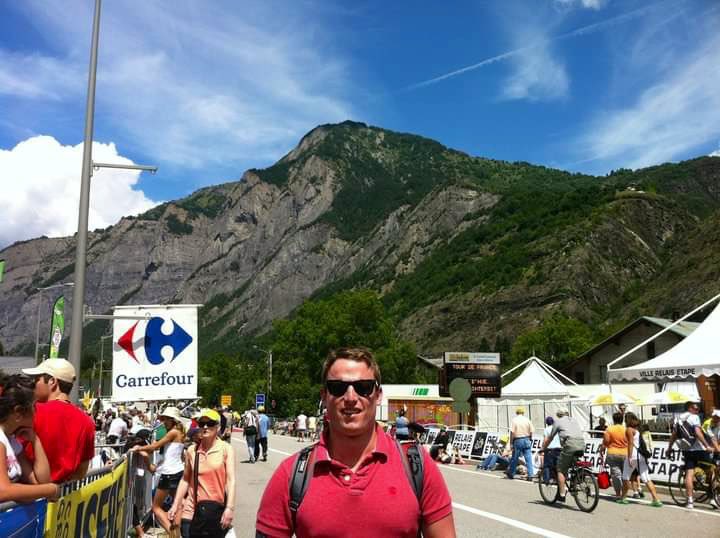 AndrewNKos's tweet photo. Ten years since I got to watch @CadelOfficial work his way toward yellow and the top step of @LeTour #couchpeloton @CyclingCentral #TDF2021 #sbstdf https://t.co/pxIK5WobyT