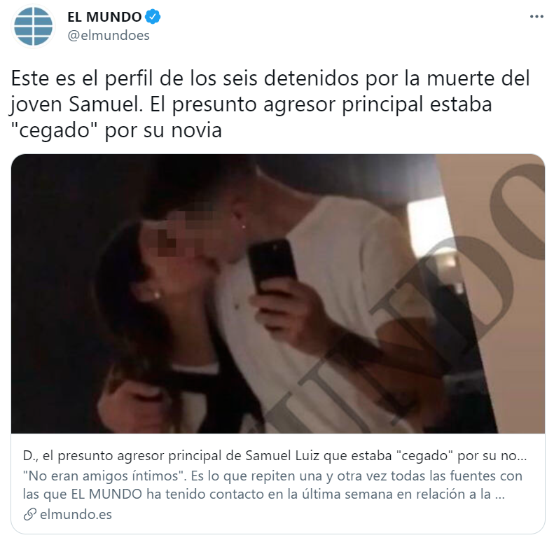 Monica_Garcia_G's tweet photo. Él comete presuntamente un crimen, pero el titular la enfoca a ella. Es triste seguir leyendo este tipo de titulares en 2021. https://t.co/jLNp6dmtCm