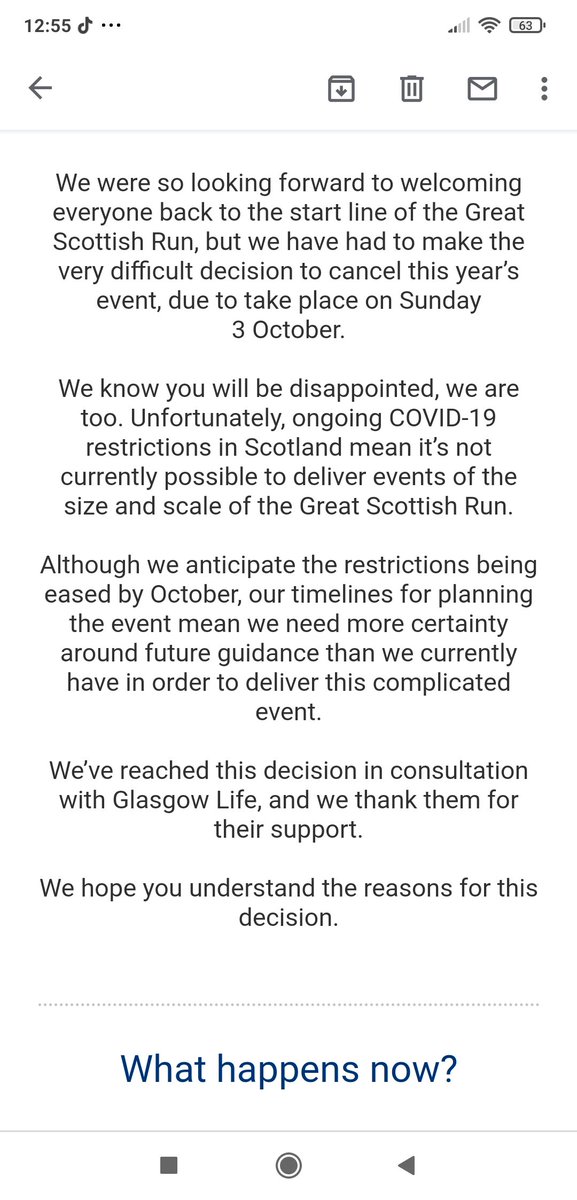 So the GNR (same company) can go ahead in Newcastle in SEP. But because of the SNPs crushing rules and oppression, the same race is cancelled in Scotland in OCTOBER. The SNP are killing Scotland ☹️ #greatrun #scotland #snp #greatscottishrun