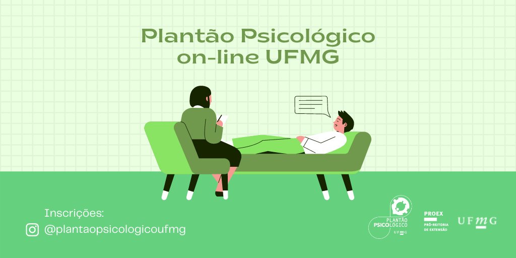 PLANTÃO PSICOLÓGICO DA UFMG