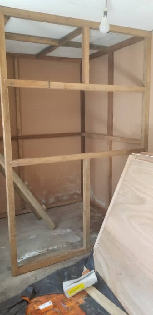 JEFFG237's tweet photo. So everyone wondering if I’m still around, well this is what I’ve been up to. Building the first ever professional audio production studio in the Eastern Region of Cameroon. #HistoryInTheMaking https://t.co/qFR2XVbU0V