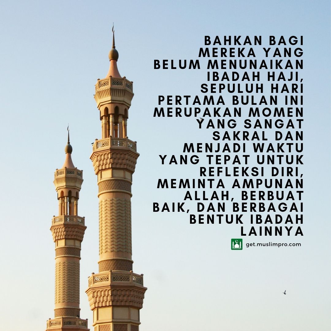 Sudahkah kamu meminta ampunan Allah hari ini? #MuslimPro #iduladha #Dzulhijjah