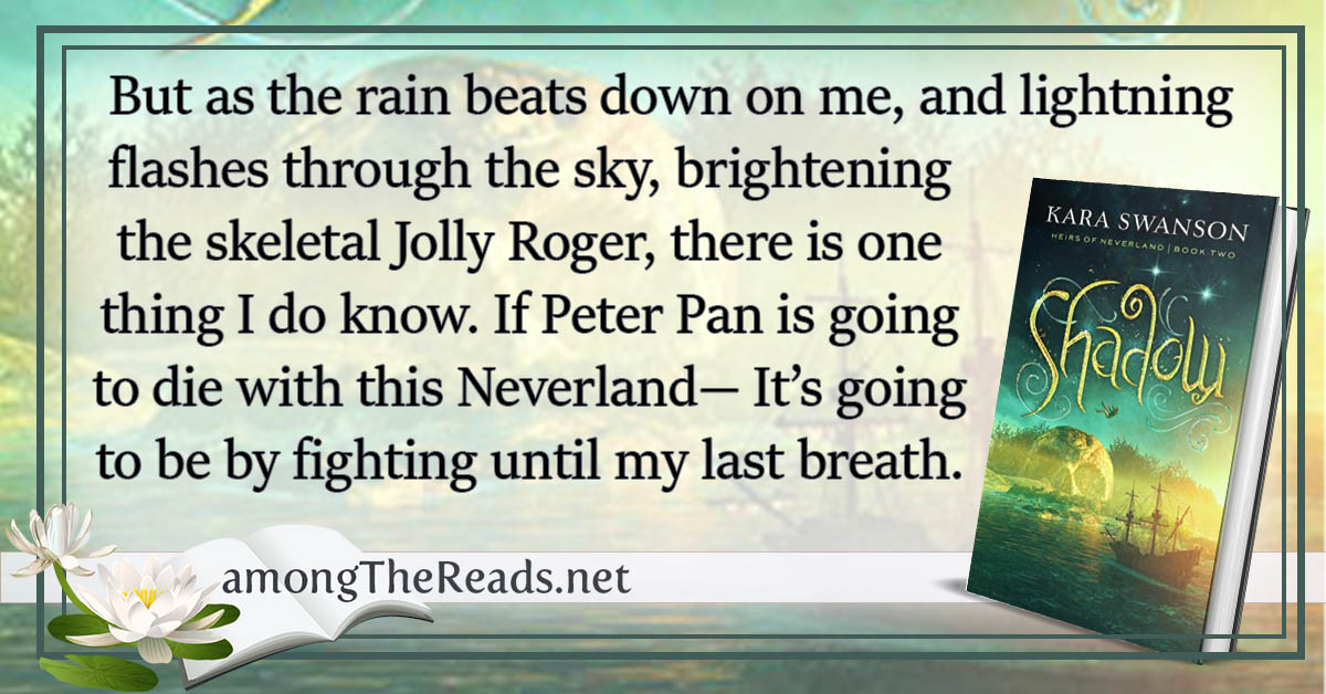 amongthereads's tweet photo. My review of #Shadow by Kara Swanson #HeirsofNeverland But as the rain beats down on me, and lightning flashes through the sky, brightening the skeletal Jolly Roger, there is one thing I do kn... - @kswansonauthor @EnclaveBooks #fantasy #avidreader https://t.co/UbU95lLIvq https://t.co/SQMPxN9cv8
