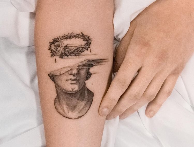 Discover more than 67 broken statue tattoo best - in.eteachers