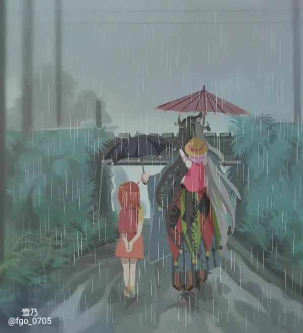 ② ト⚫ロのパロでした…まだ雨がよく降る 