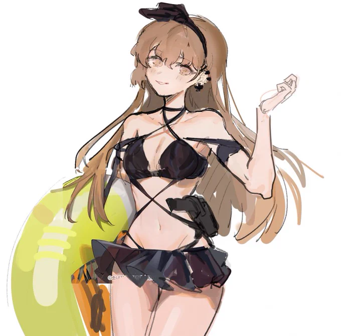 そういえばスキン予告の時、ある指揮官が予想して描いたPPKが今回公開されたのととても似てますね🤣 