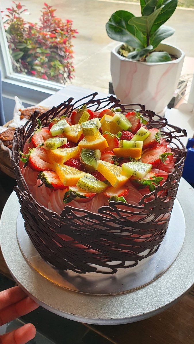 justbakecoz's tweet image. Dark choco angel by #justbakecoz